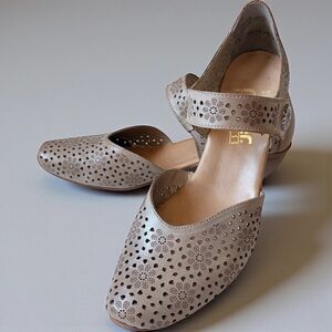 Rieker Antistress Mirjam Mary Jane Shoes Heels Cutouts Comfort Boho Elegance 39